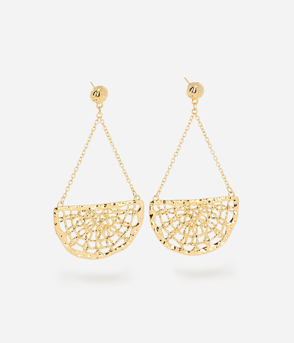 Boucles d'oreilles San Antonio (Acier doré)