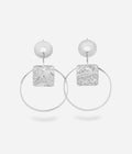 Boucles d’oreilles Tapiès (Acier)