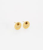 Boucles d'oreilles Thèbes (Acier doré)