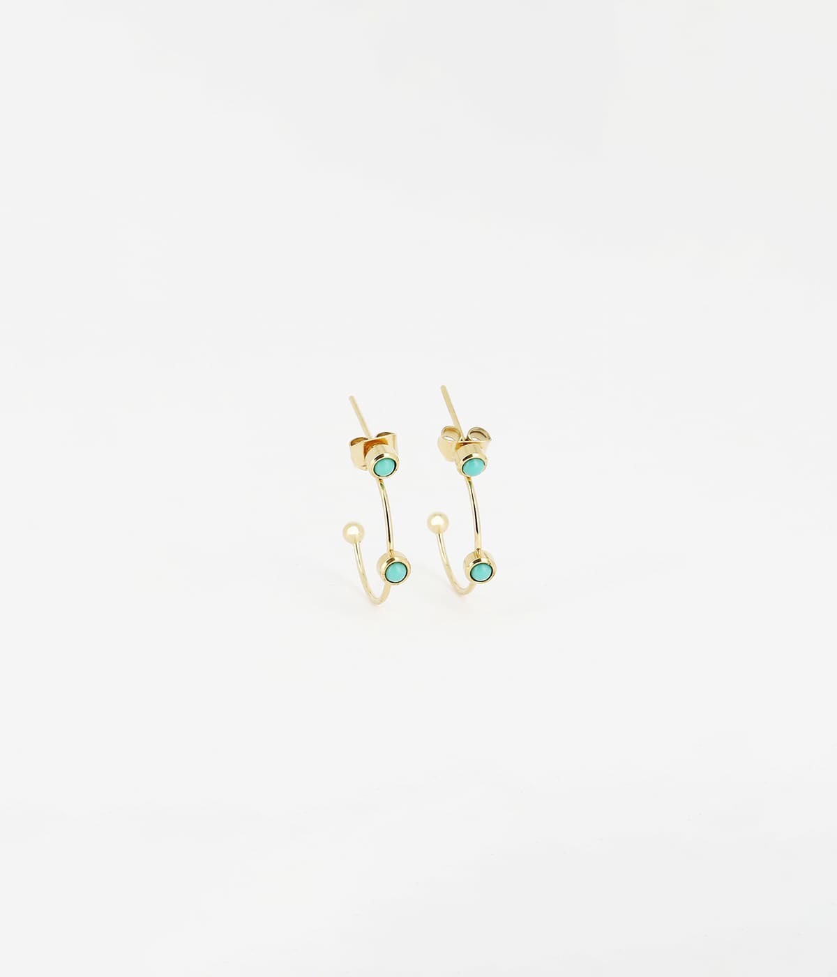 Boucles d'oreilles Tiradente (Acier doré)