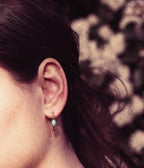 Boucles d'oreilles Trina (Acier doré)