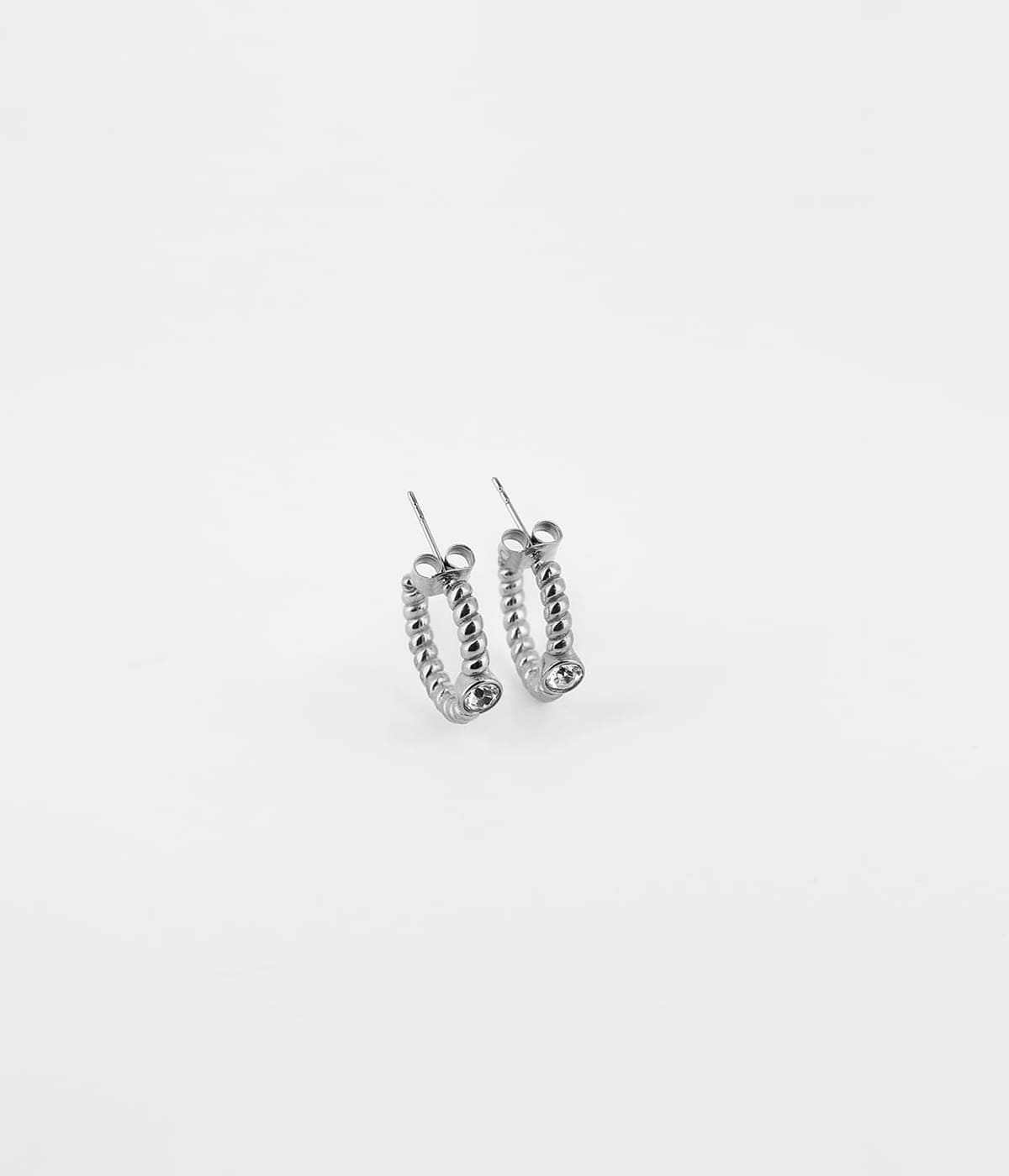 Boucles d'oreilles Zana (Acier)