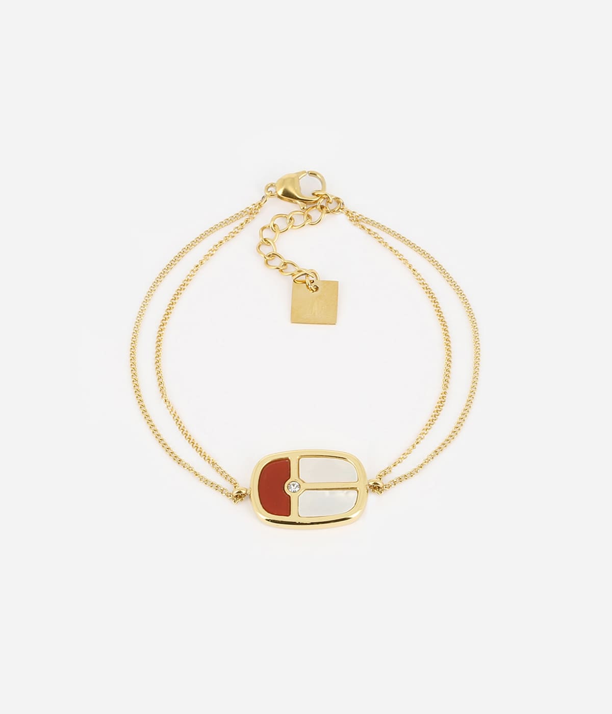 Bracelet Karabos (Acier doré)