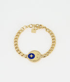 Bracelet Nuit Etoilée (Acier doré)