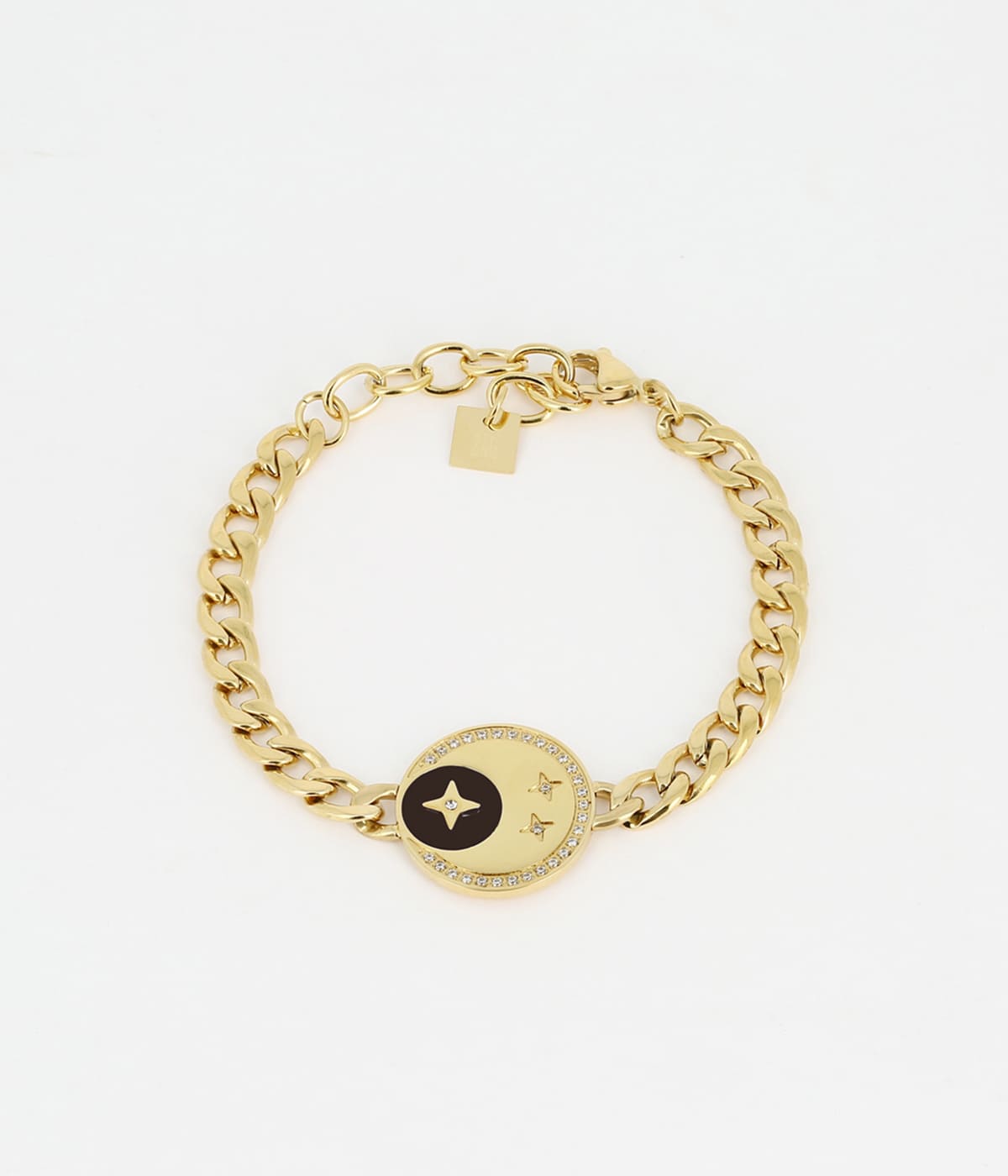Bracelet Nuit Etoilée (Acier doré)