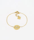 Bracelet #OCTOBREROSE (Acier doré)