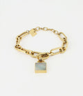 Bracelet Tram (Acier doré)