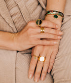 Bague Moonlight (Acier doré)