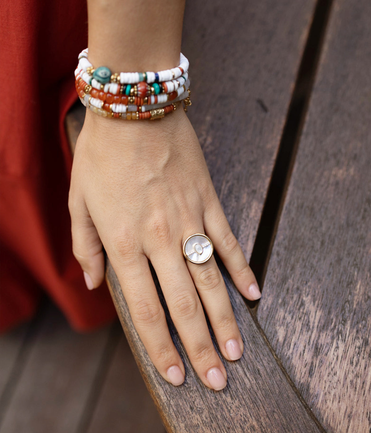 Bracelet Farouk (Acier doré)