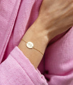 Bracelet Runes Amour (Acier doré)