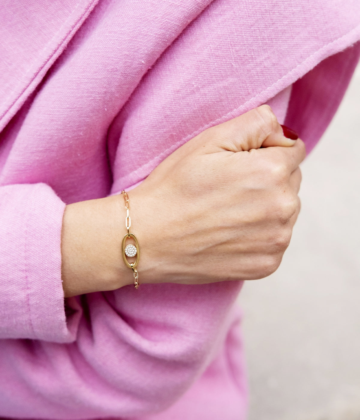 Bracelet Sai (Acier doré)