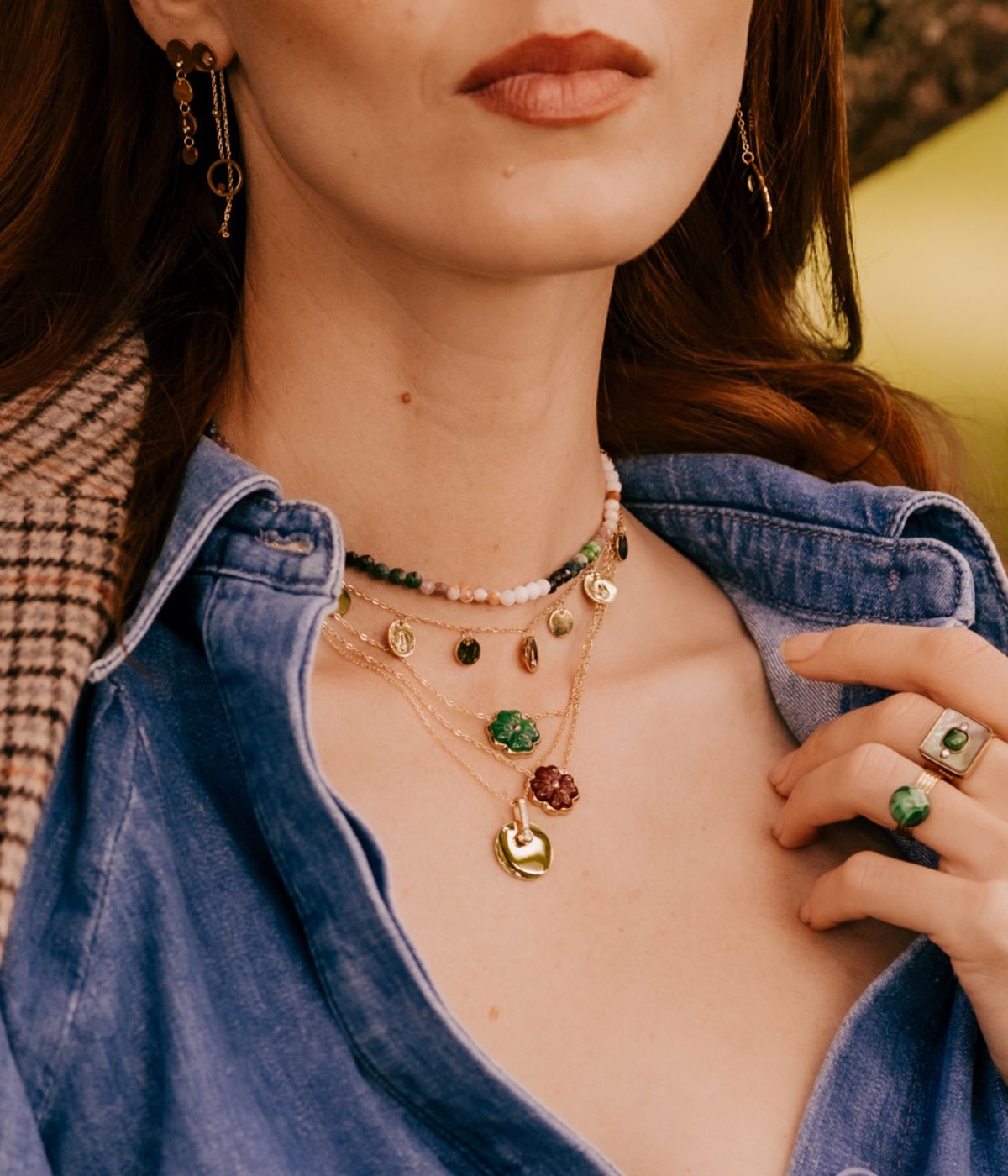 Collier Circles (Acier)