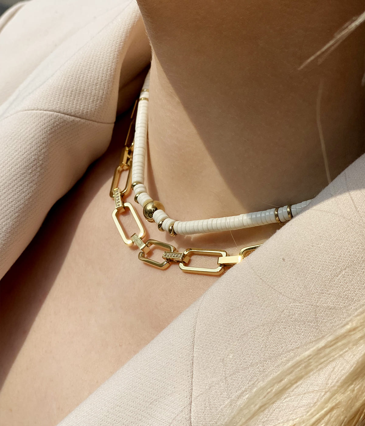 Collier Duhka (Acier doré)