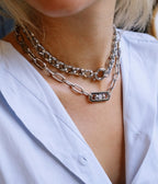 Collier Elys (Acier doré)