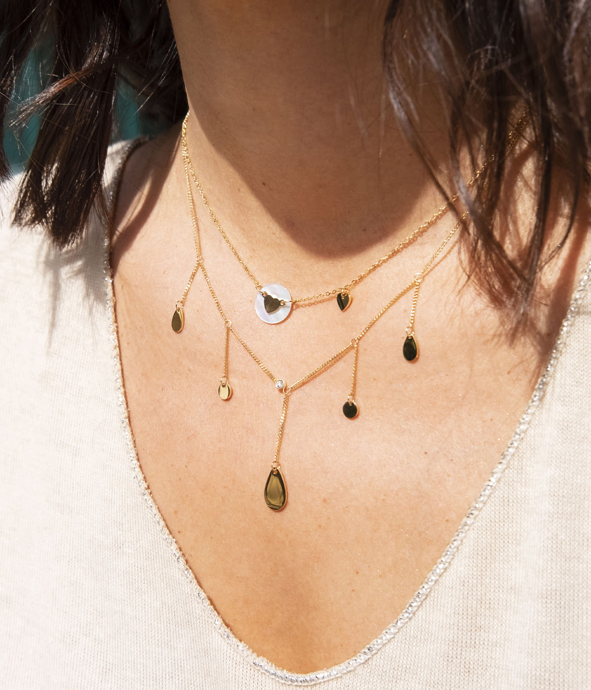 Collier Giuliana (Acier doré)