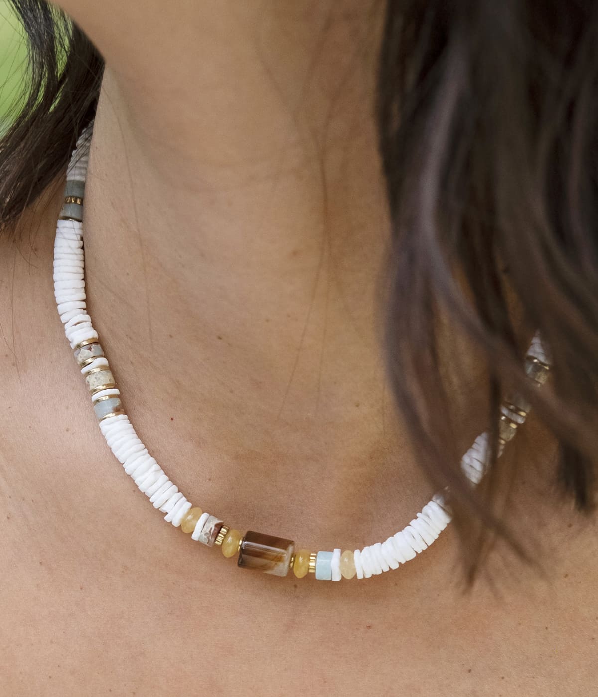 Collier Miwanda (Acier doré)