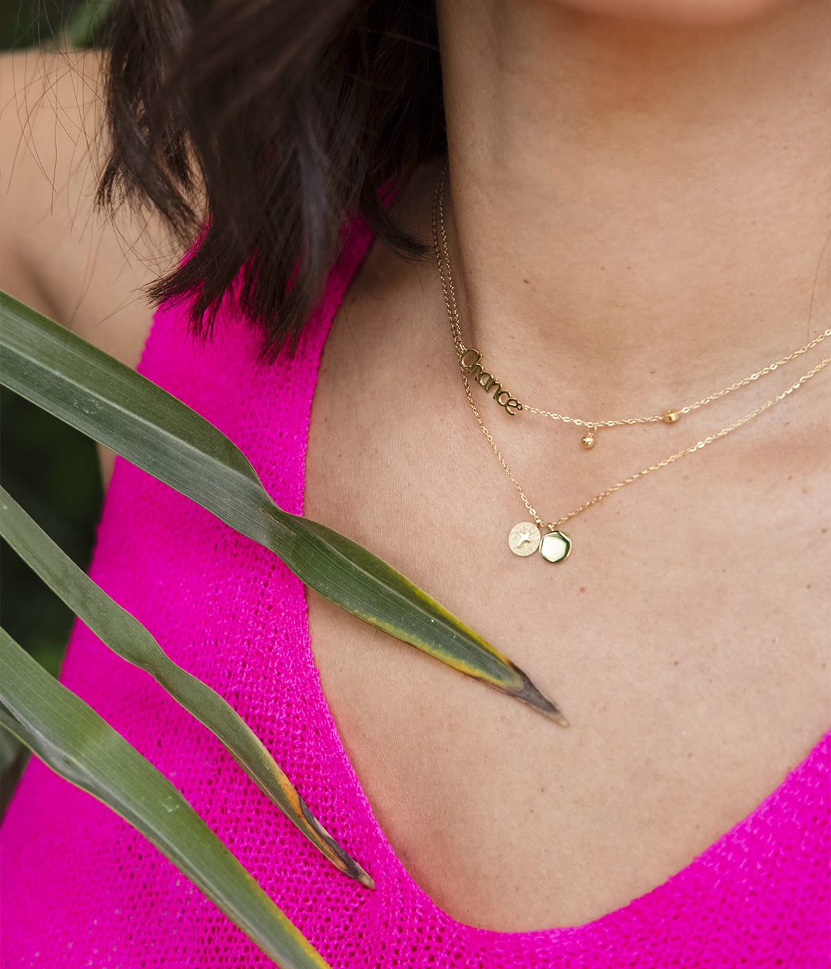 Collier Suerte (Acier doré)