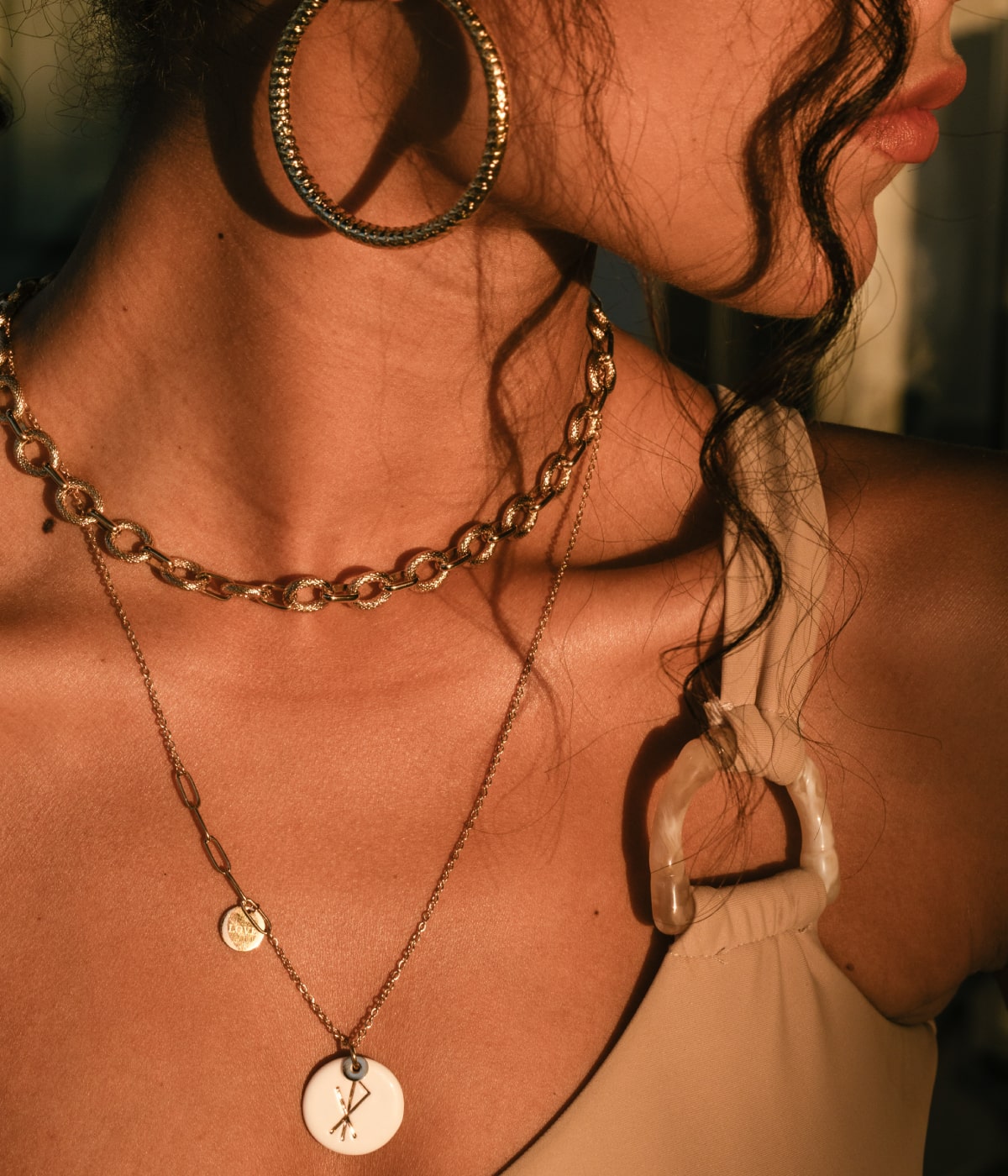 Collier Torvi (Acier doré)