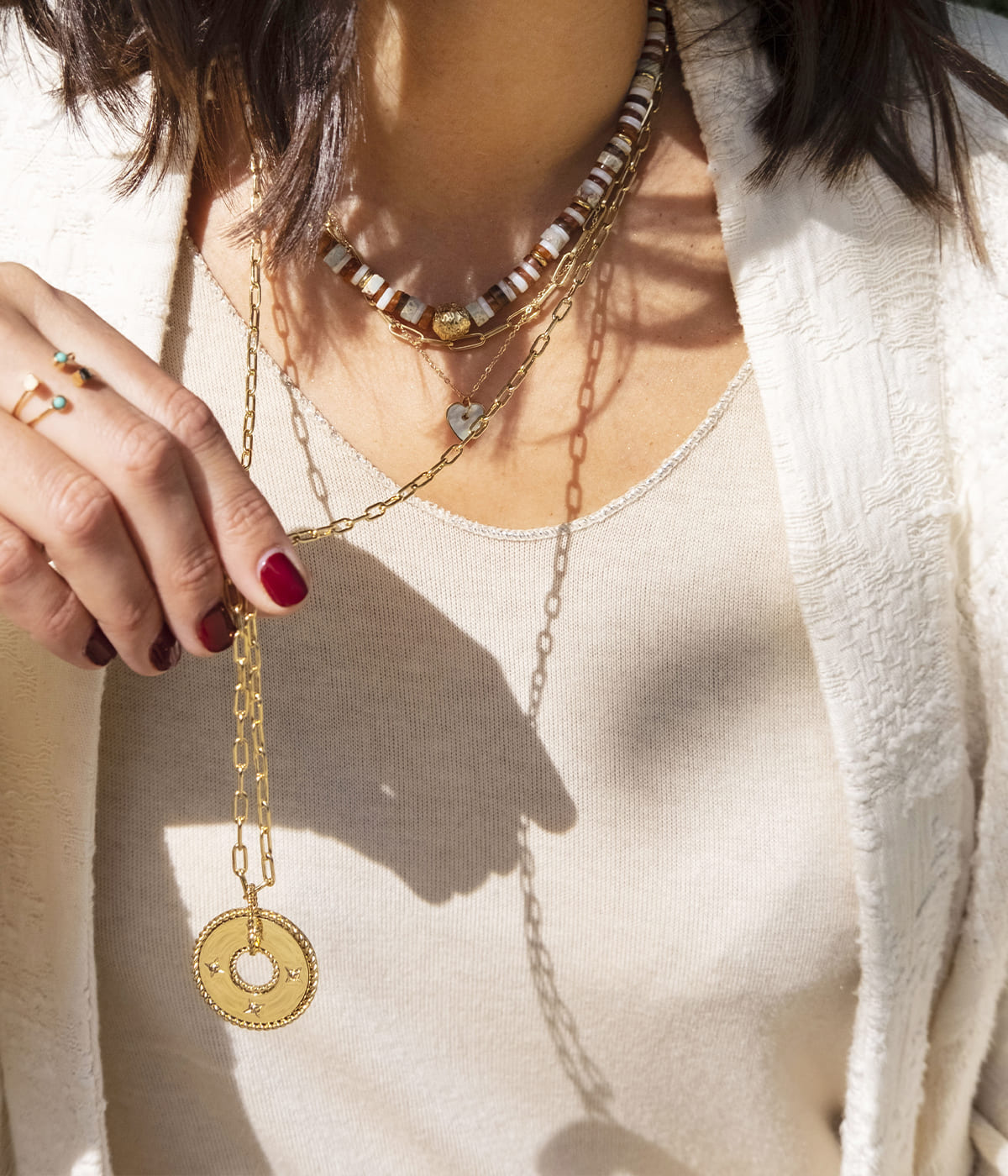 Collier U2 Nacre (Acier)