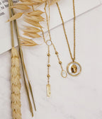 Collier Atoum (Acier doré)
